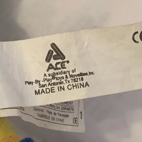 Baby Tweety Bird Looney Tunes Plush 1998 Rolller blade Helmet 10 Ace Yellow - Picture 10 of 12